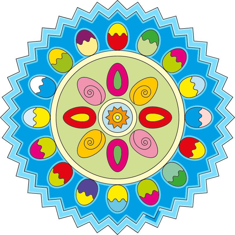 Easter mandala