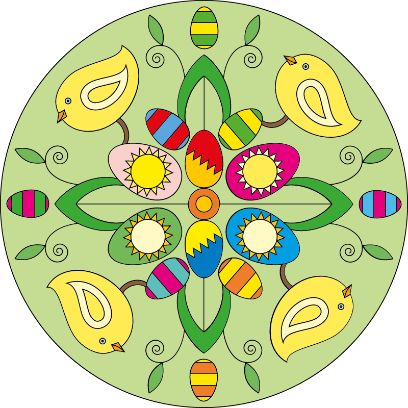 Easter mandala 4