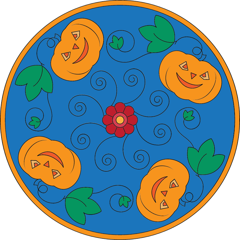 Halloween mandala