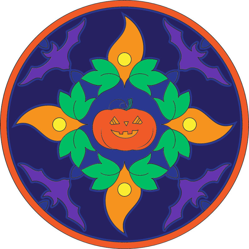 Halloween mandala