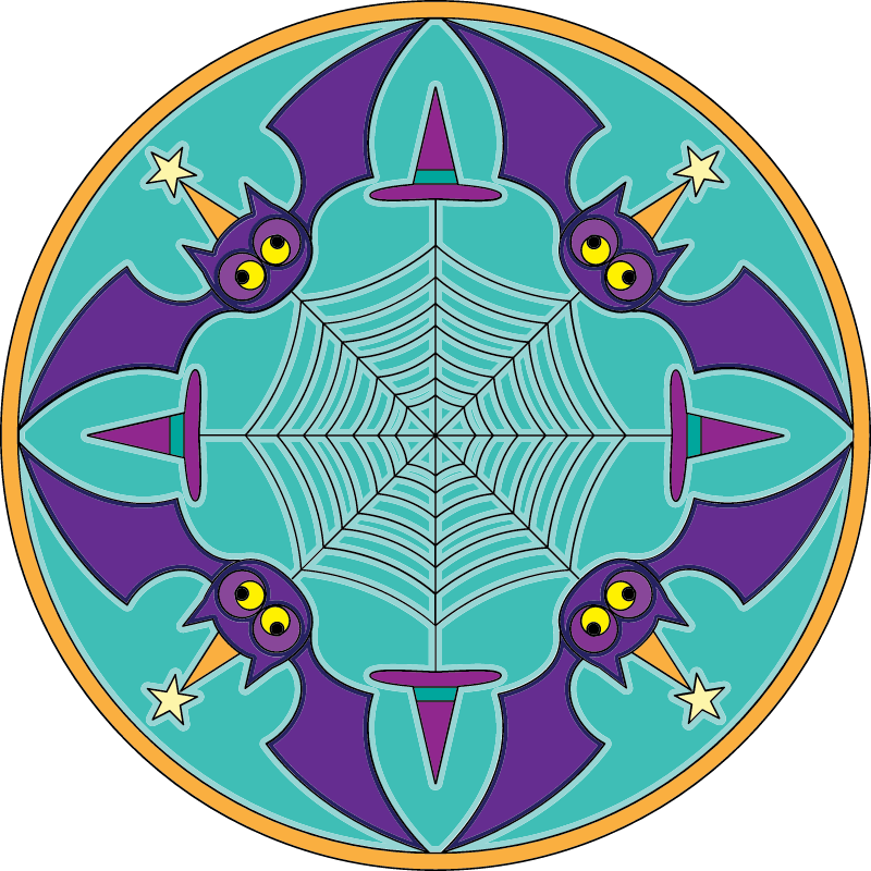 Halloween mandala