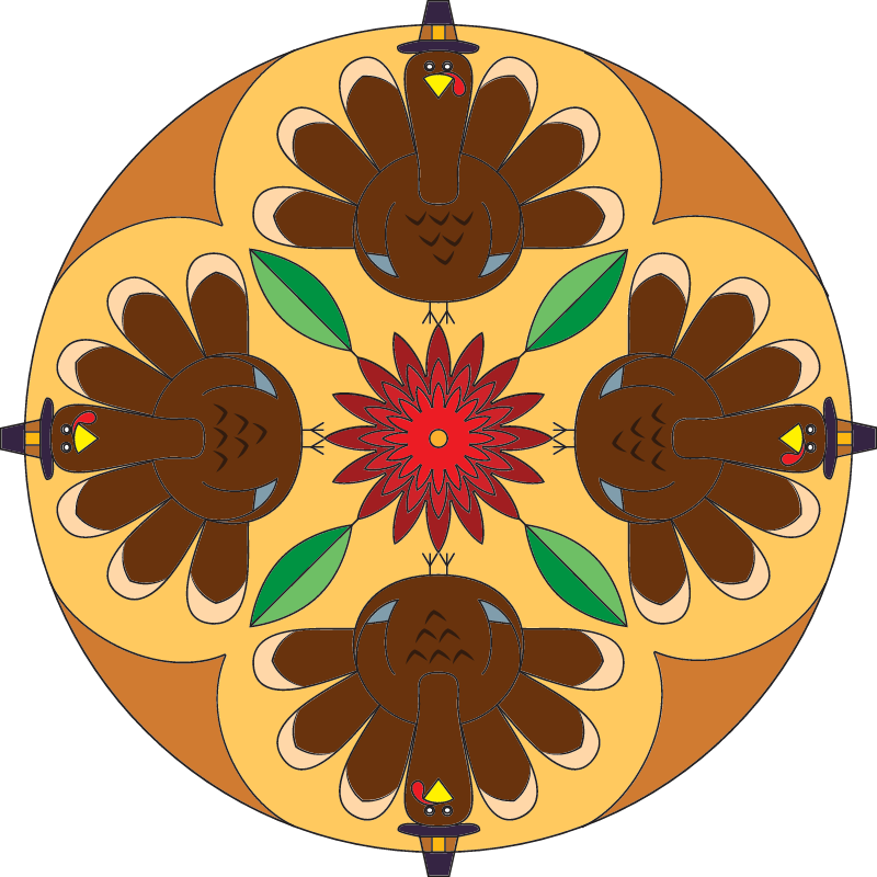 Thanksgiving mandala