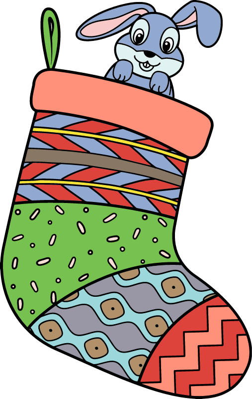  Сhristmas Stocking with Gifts 