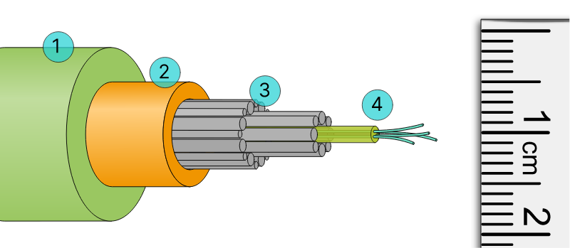 Southern Cross Cable cross section