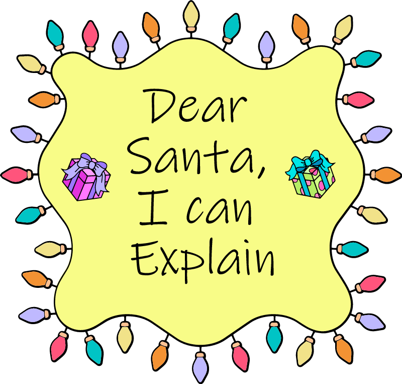 Christmas Frame - Dear Santa, I Can Explain