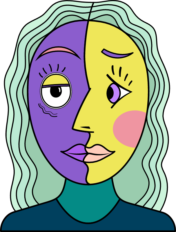 Pablo Picasso-style Portrait 