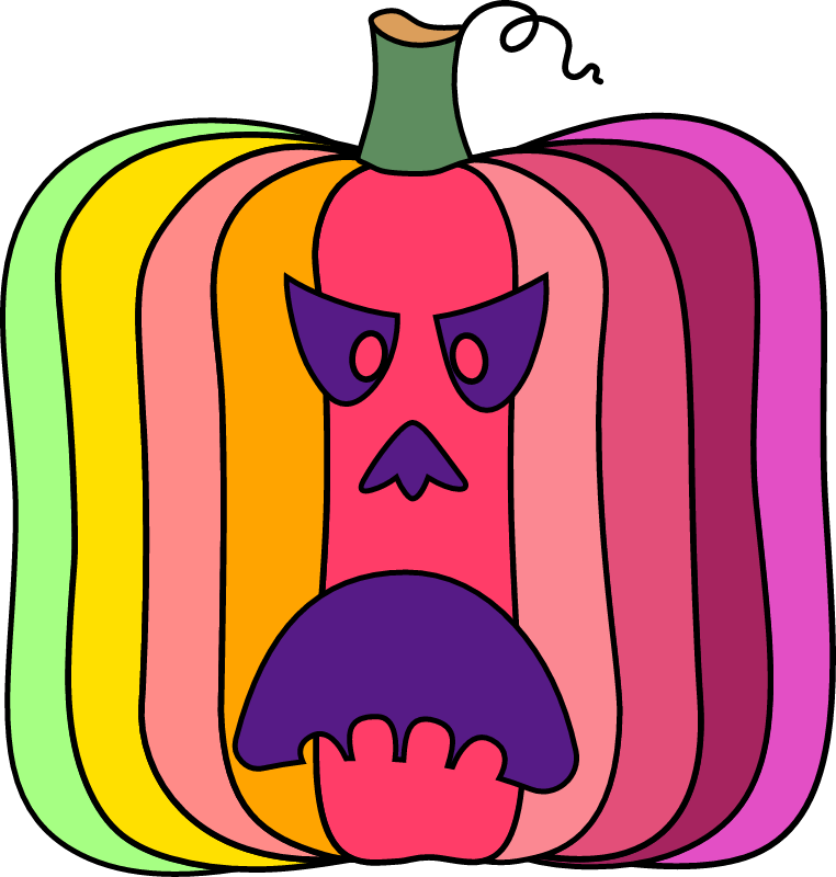 Pumpkin Spooky Face 