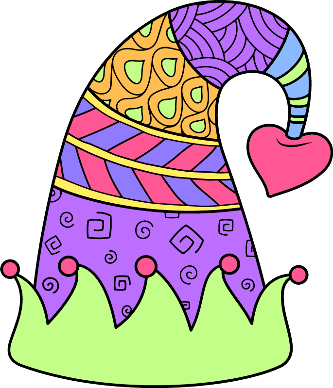 Gnome Hat with Seamless Pattern 
