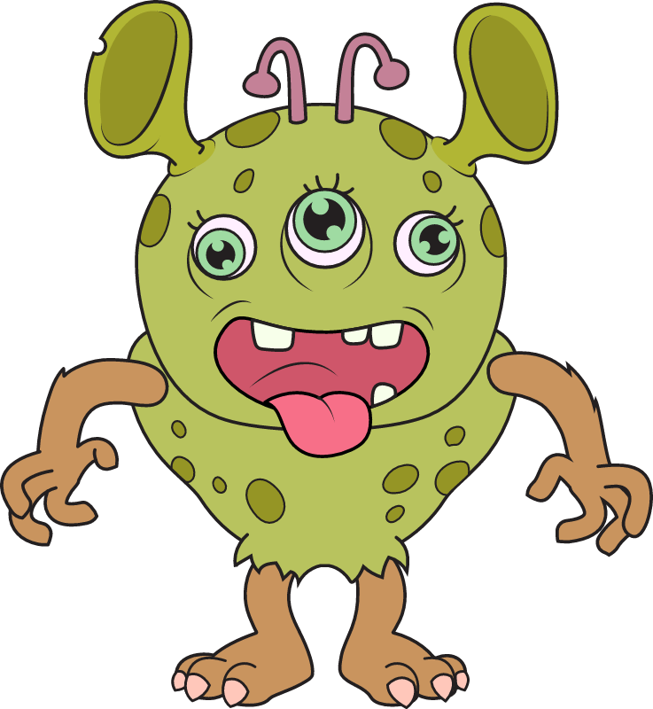 Cute Alien Monster 