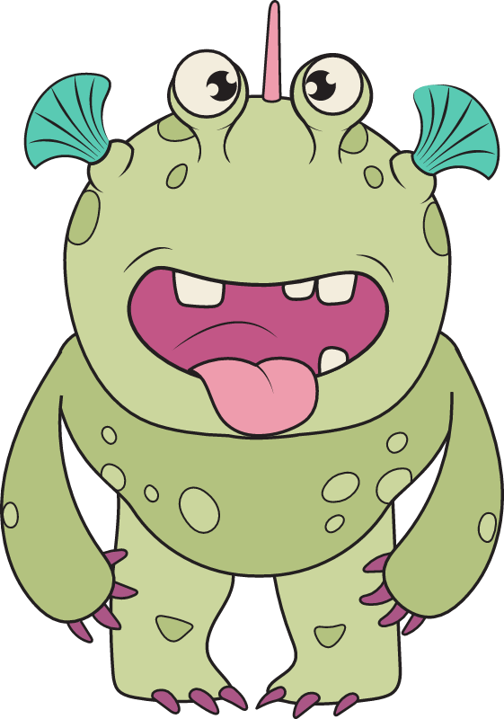 Cute Amphibian Monster 