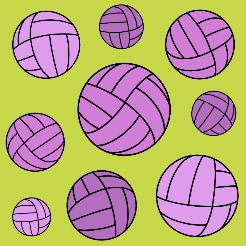 Seamless Thread Ball Pattern 