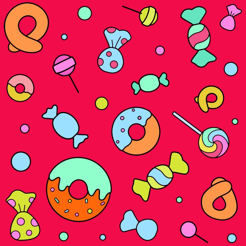 Seamless Candy Pattern