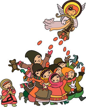 Saint Nicholas Day with children