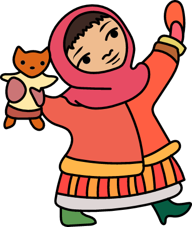 Caroling girl - Free vector clipart images on creazilla.com