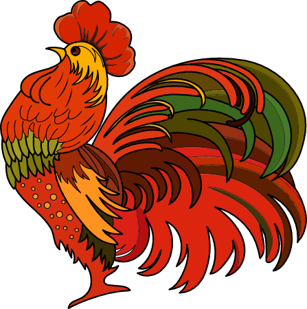 Proud rooster - Free vector clipart images on creazilla.com