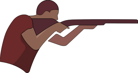 Sport shooting with a rifle