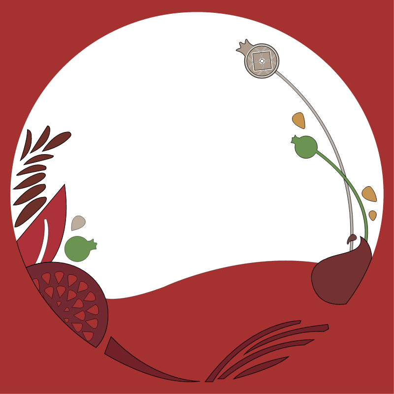 Red floral background