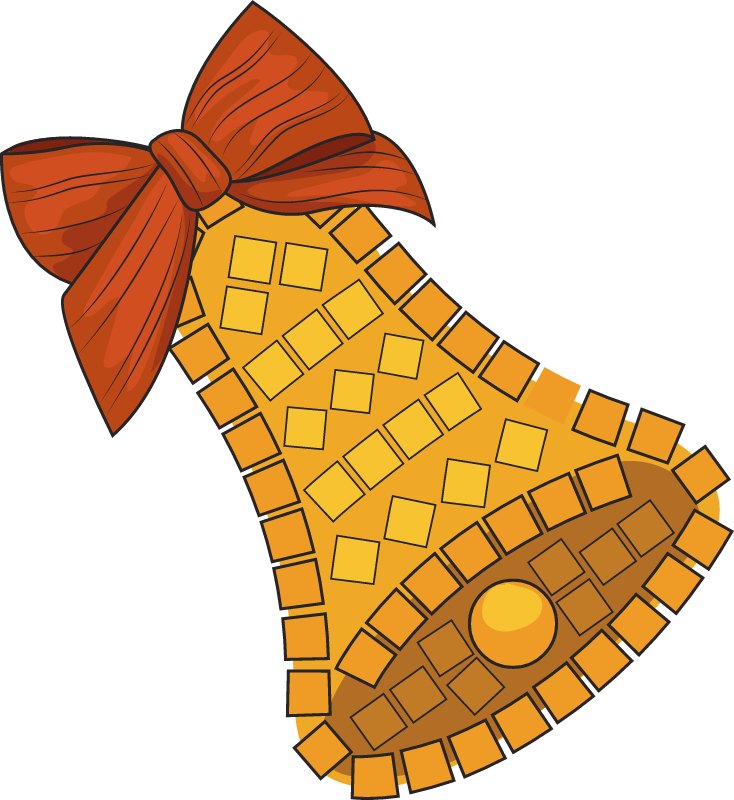Christmas Mosaic Bell