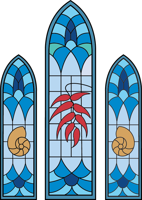 Stained Glass Windows from Wedding Chapel
