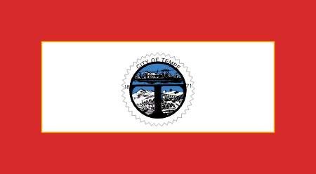 Flag of Tempe, Arizona (1971–1987)