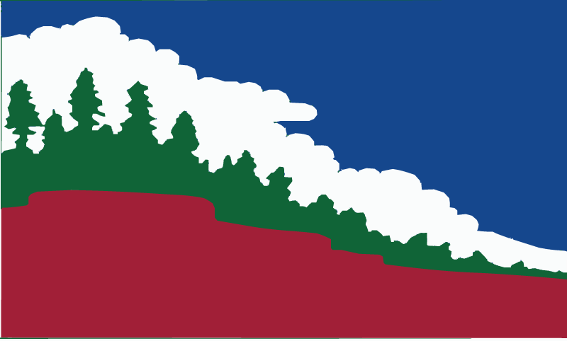 Flag of Paradise, California