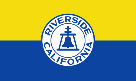 Flag of Riverside, California (1967–2020)