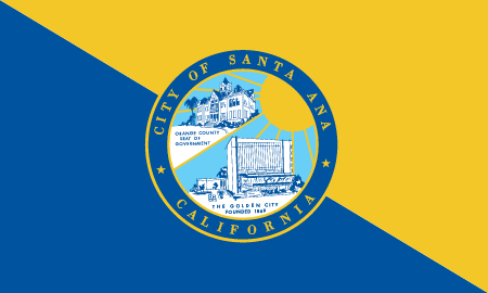 Flag of Santa Ana, California