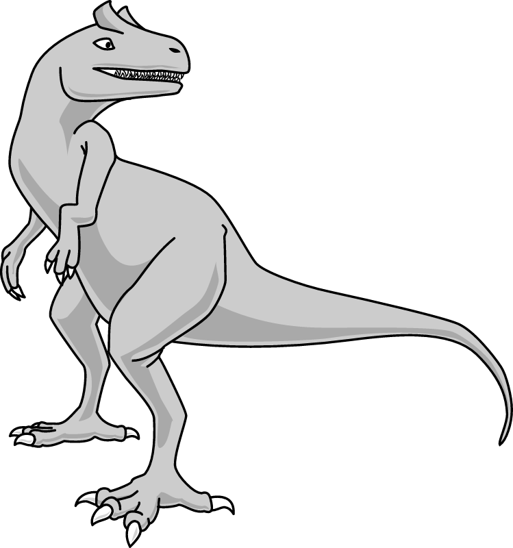 Allosaurus Dinosaur Drawing