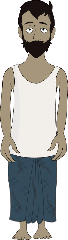 Cartoon Fisherman