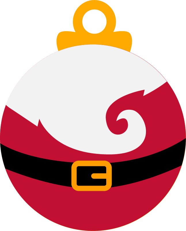 Christmas Balls Ornament - Santa