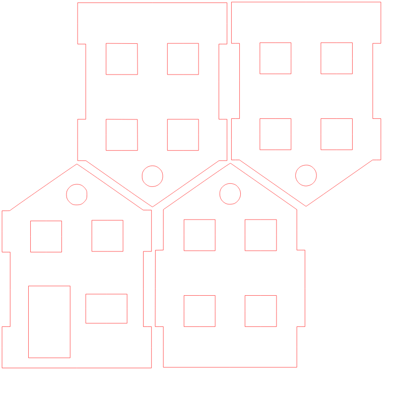 Cuttable House Model