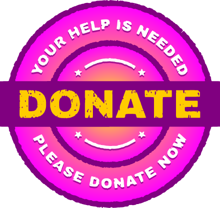 Donate Help Needed Stamp