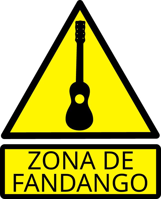 Fandango Zone Warning Sign