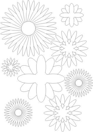 Flowers for Coloring