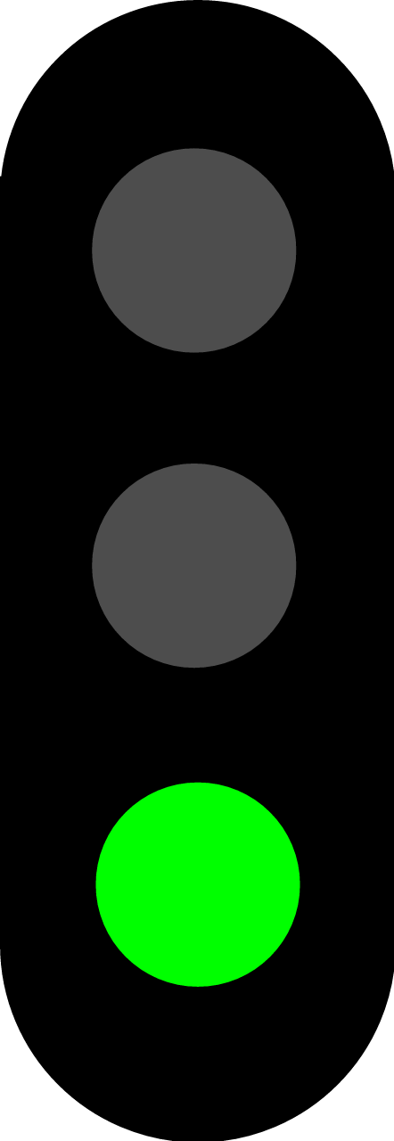 Green Traffic Light Symbol