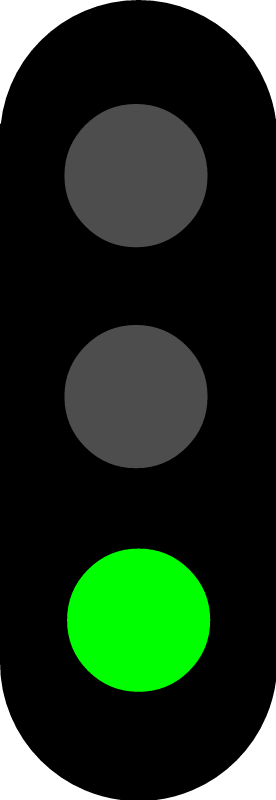 Green Traffic Light Symbol
