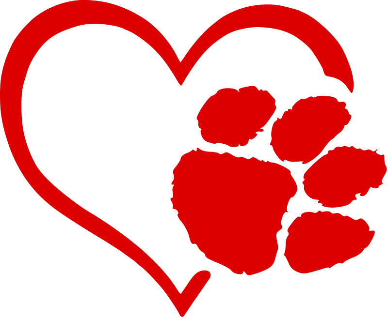 Heart with Paw Print