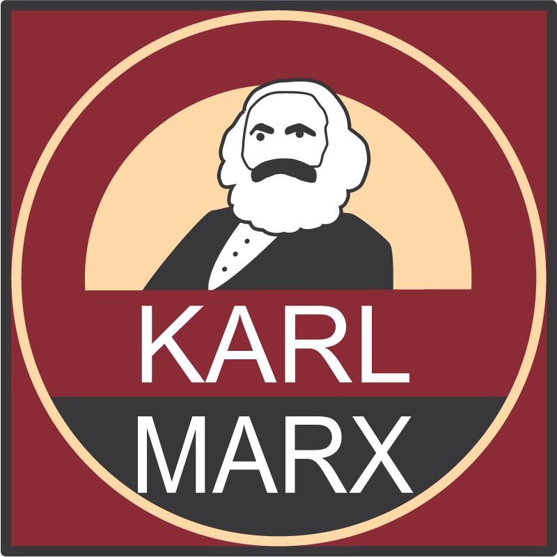 Karl Marx Anti-Fascist Poster