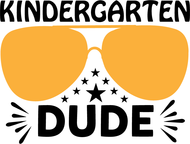Kindergarten dude glasses