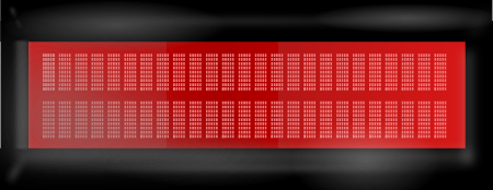 LCD Display Red 25x2
