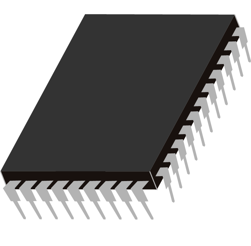 Microchip with Connectors