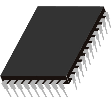 Microchip with Connectors