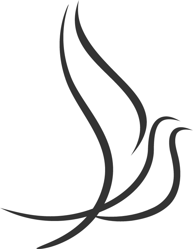 Minimalist Dove Line Art