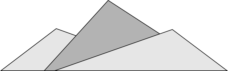 Peaks Mountain Symbol