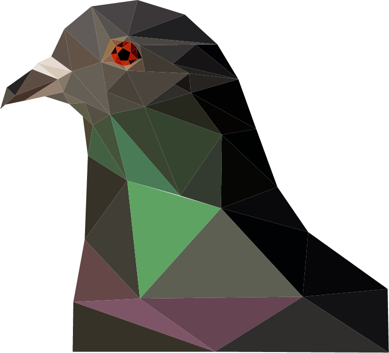 Pigeon Lowo Poly Design