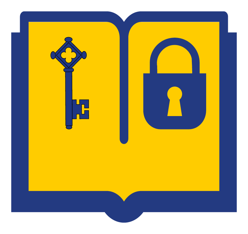 Privacy Book with Padlock