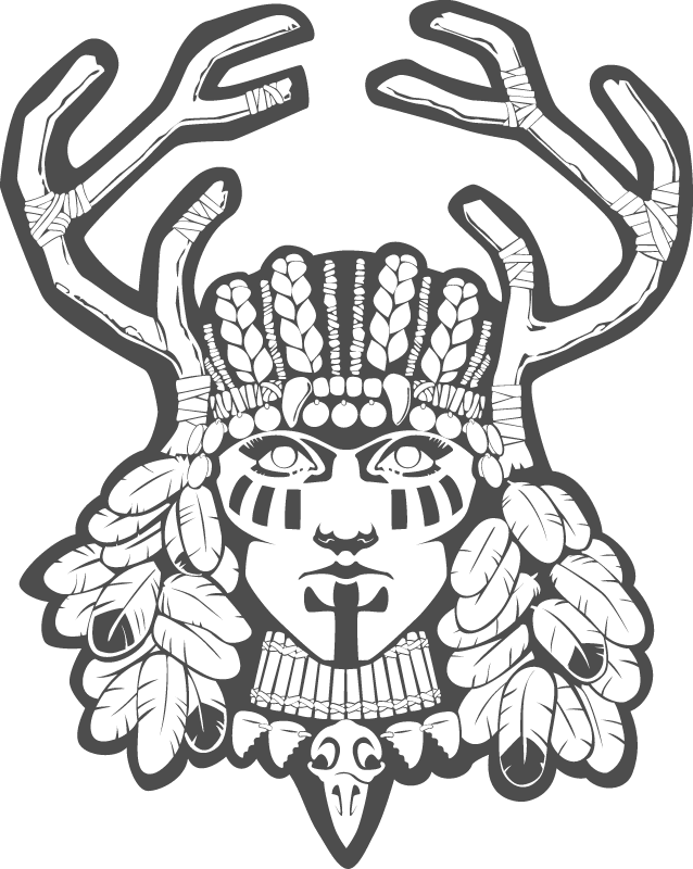 Stylized Shaman Face