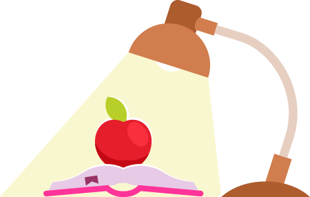 Apple Under Desk Lamp Light