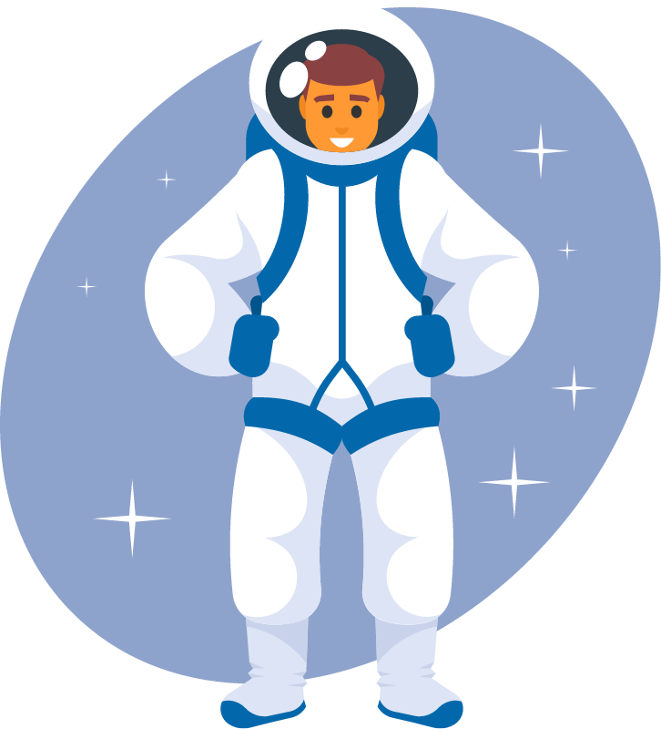 Astronaut Wearing Space Suit