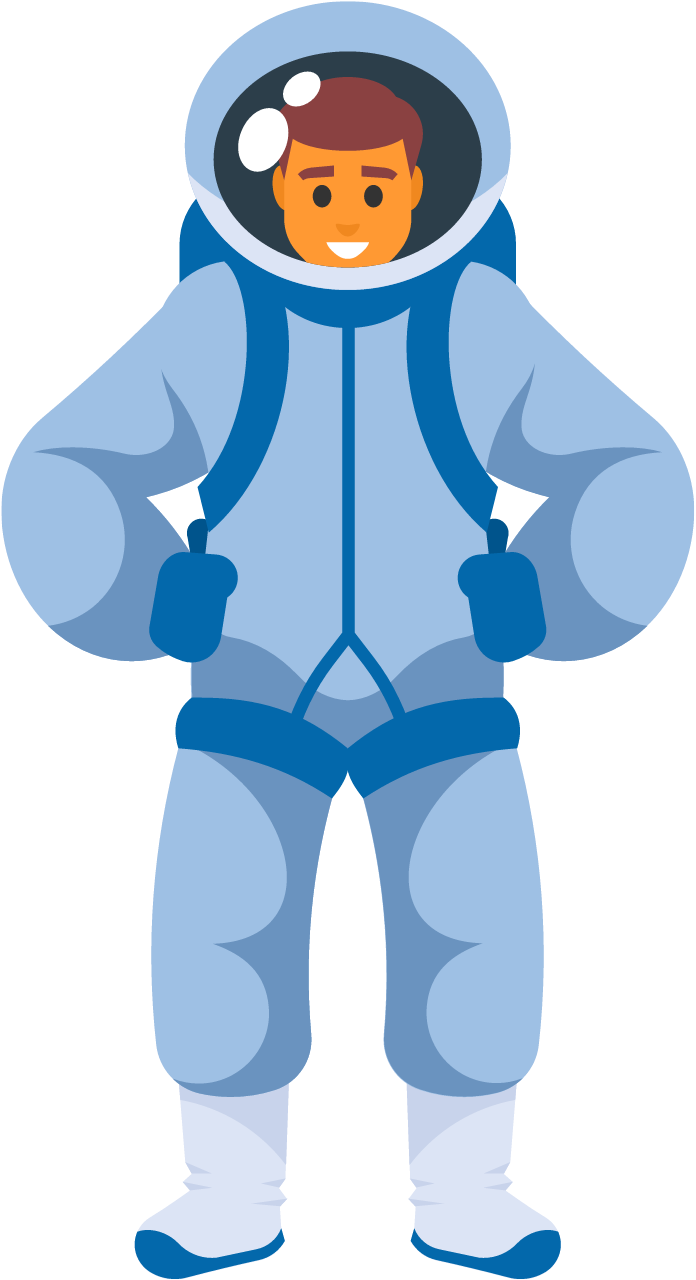 Astronaut Wearing Space Suit